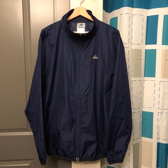 Vintage 2000's Adidas ClimaLite Windbreaker Jacket - Picture 1 of 8